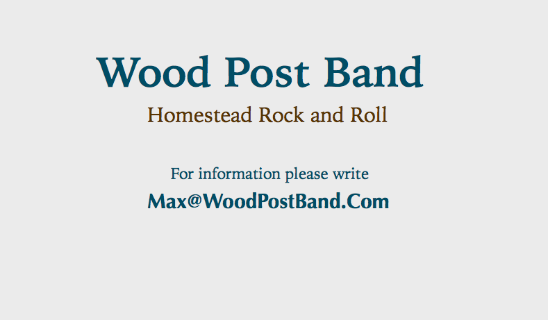 WoodPostBand